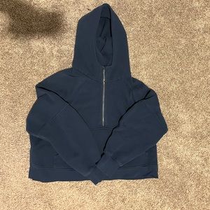 Lululemon oversized cropped scuba hoodie